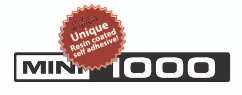 BL rectangular Rear Badge Insert 1000