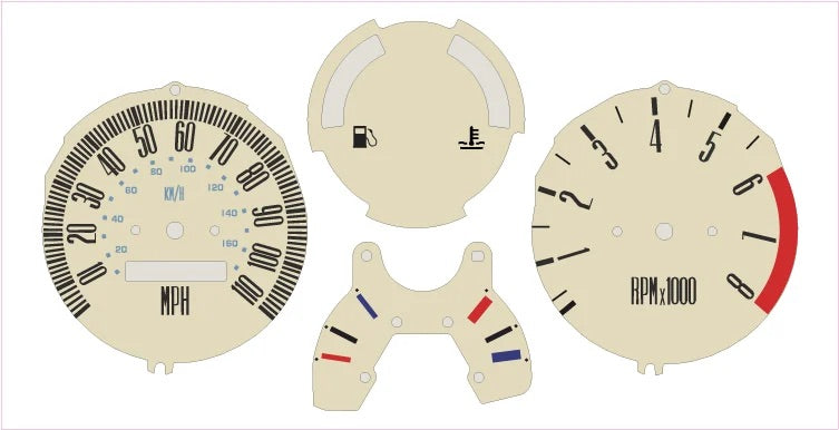 Nippon Seiki 2nd Gen Dials - 110 mph