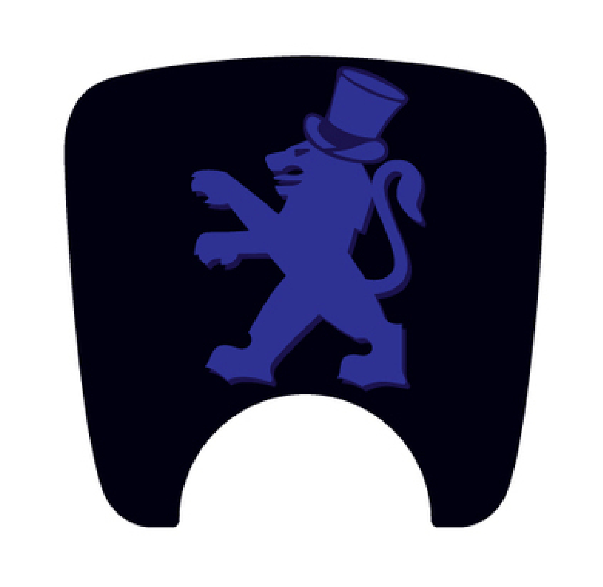 106 S2 Boot Lock Decal - Lion with Hat