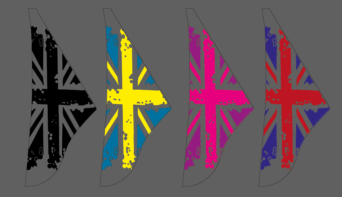 Mini A Panel Graphics - Splatter
