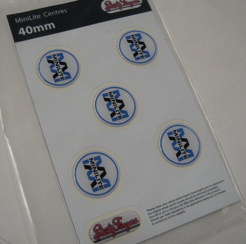 Classic MIni Wheel Centers - Minilite