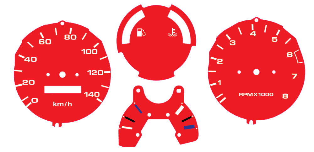 Nippon Seiki 2nd Gen Dials - 140 mph