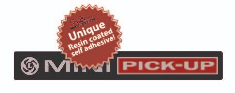 BL rectangular Rear Badge - Pick Up