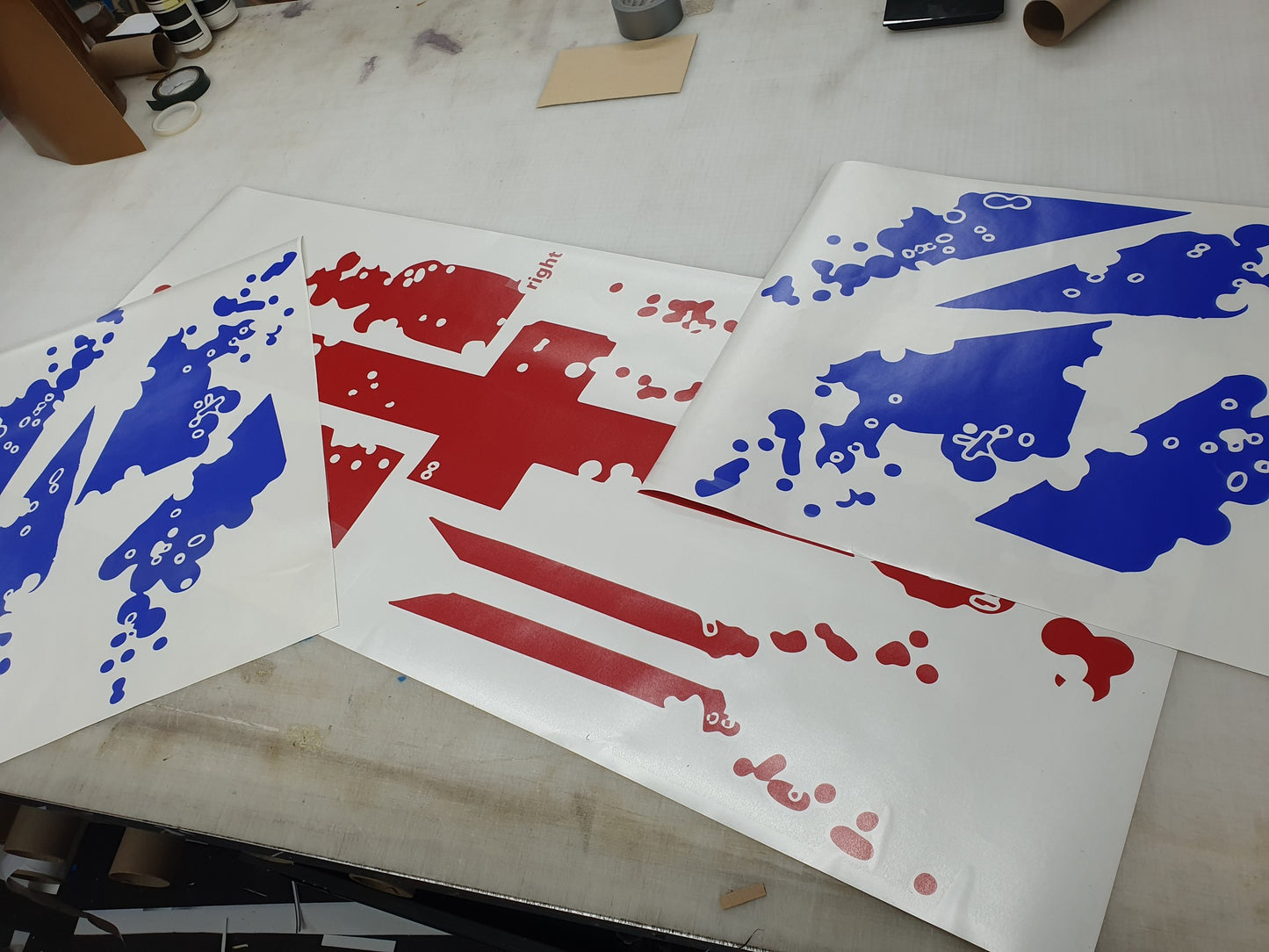 Roof Decals - Splatter jack