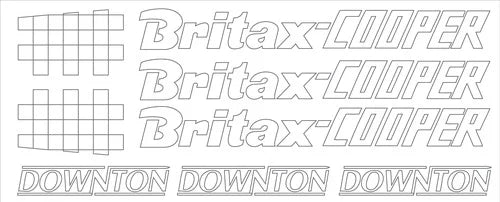 britax cooper decals Britax Replica Racing Kit
