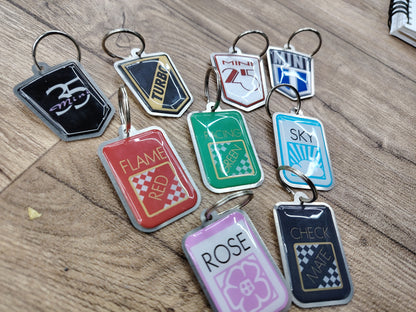Sidewalk Badge Keyring