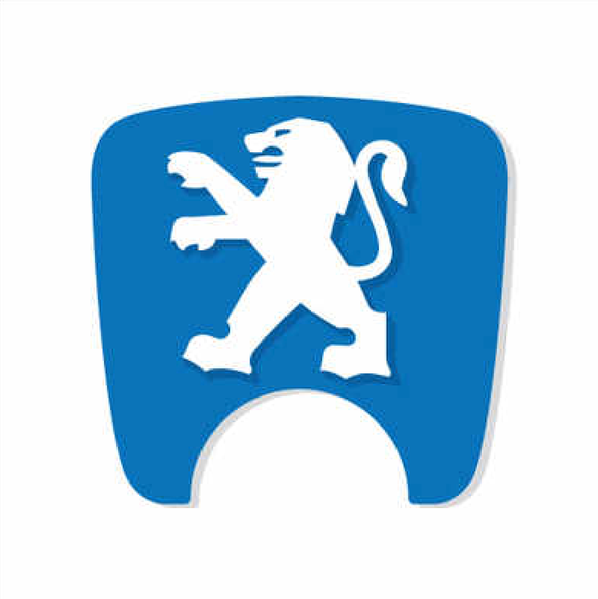 106 S2 Boot Lock Decal with Lion - Blue Variants