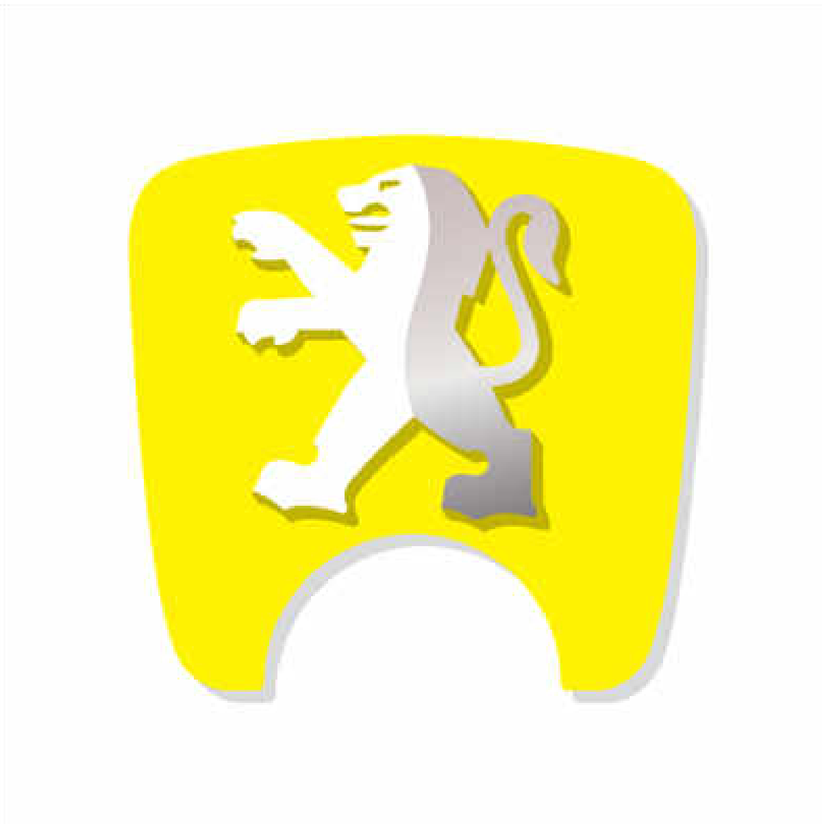 106 S2 Boot Lock Decal with Lion - Yellow Variants