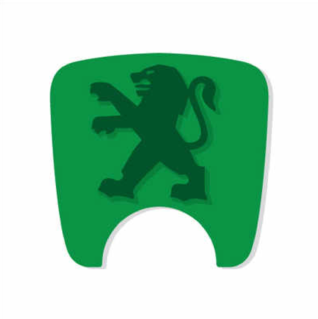 106 S2 Boot Lock Decal with Lion - Green Variants