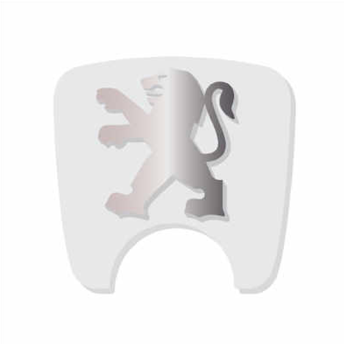 106 S2 Boot Lock Decal with Lion - Light Grey Variants
