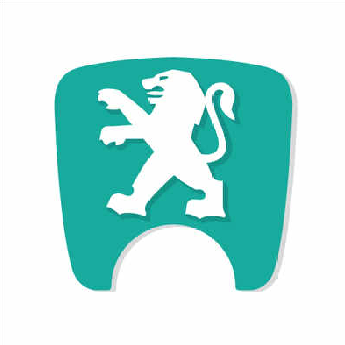 106 S2 Boot Lock Decal with Lion - Turquoise Variants