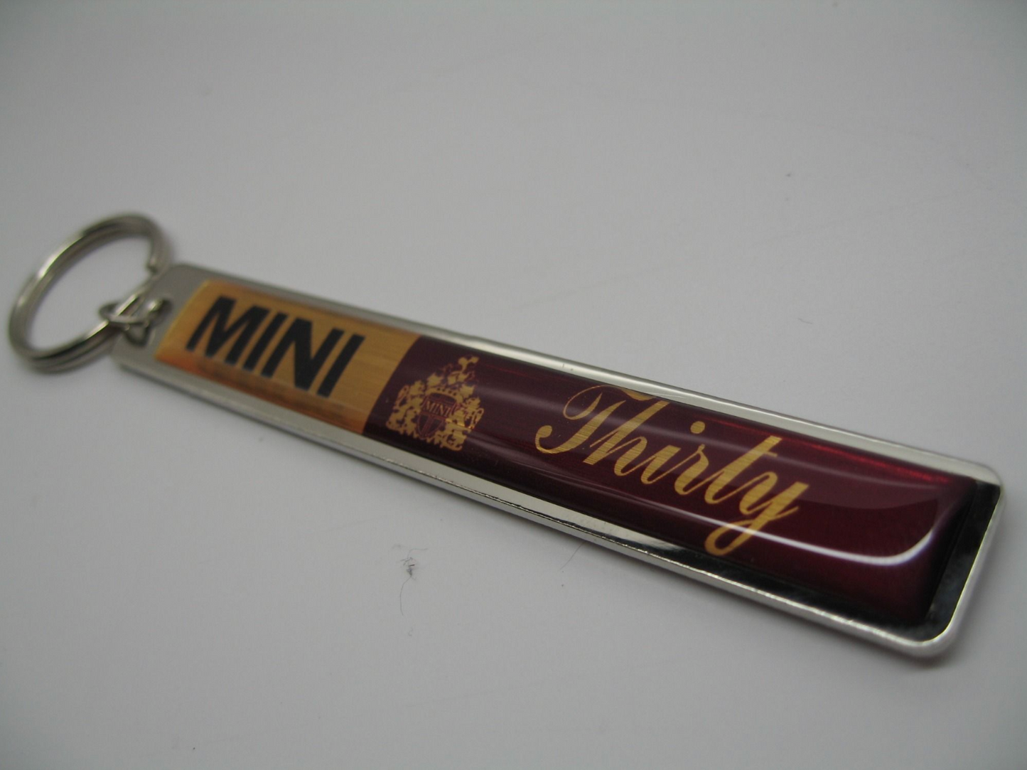 "Thirty" Keyring