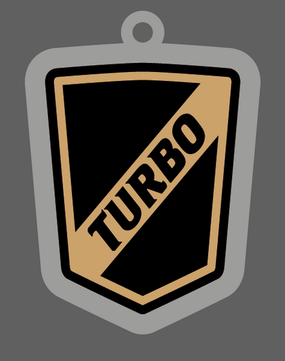 Turbo Badge Keyring