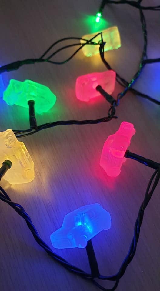 Classic Car Christmas Lights