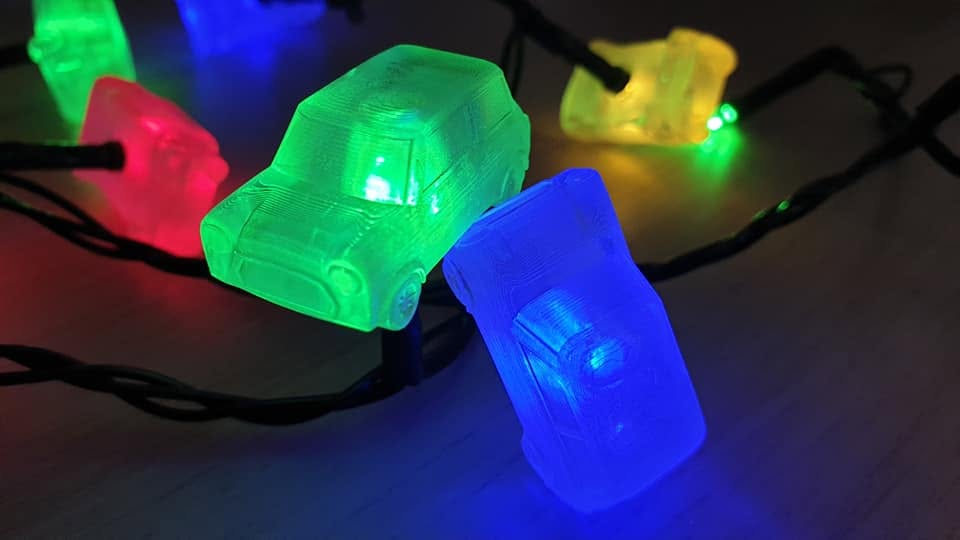 Classic Car Christmas Lights