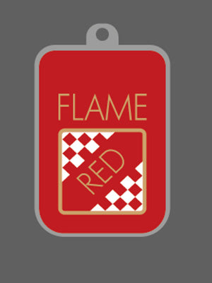 Flame Red Keyring