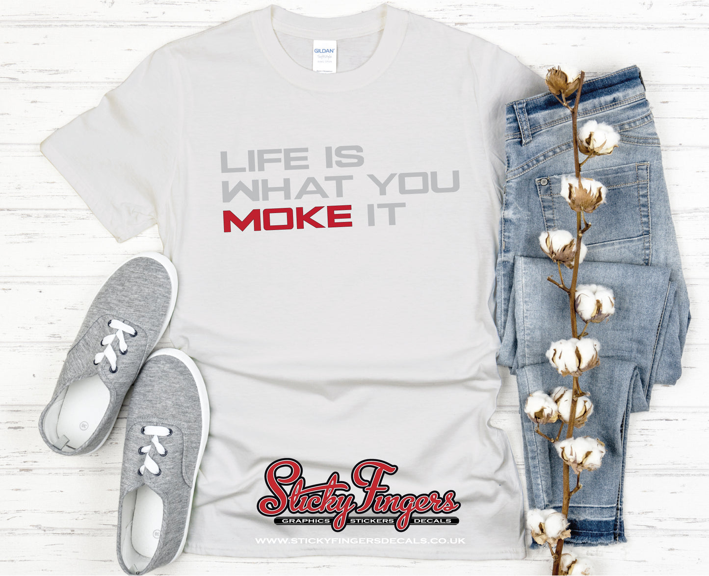 'Life is what you Moke it' Tshirt
