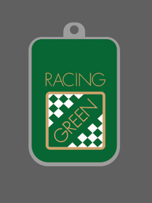 Racing Green Keyring